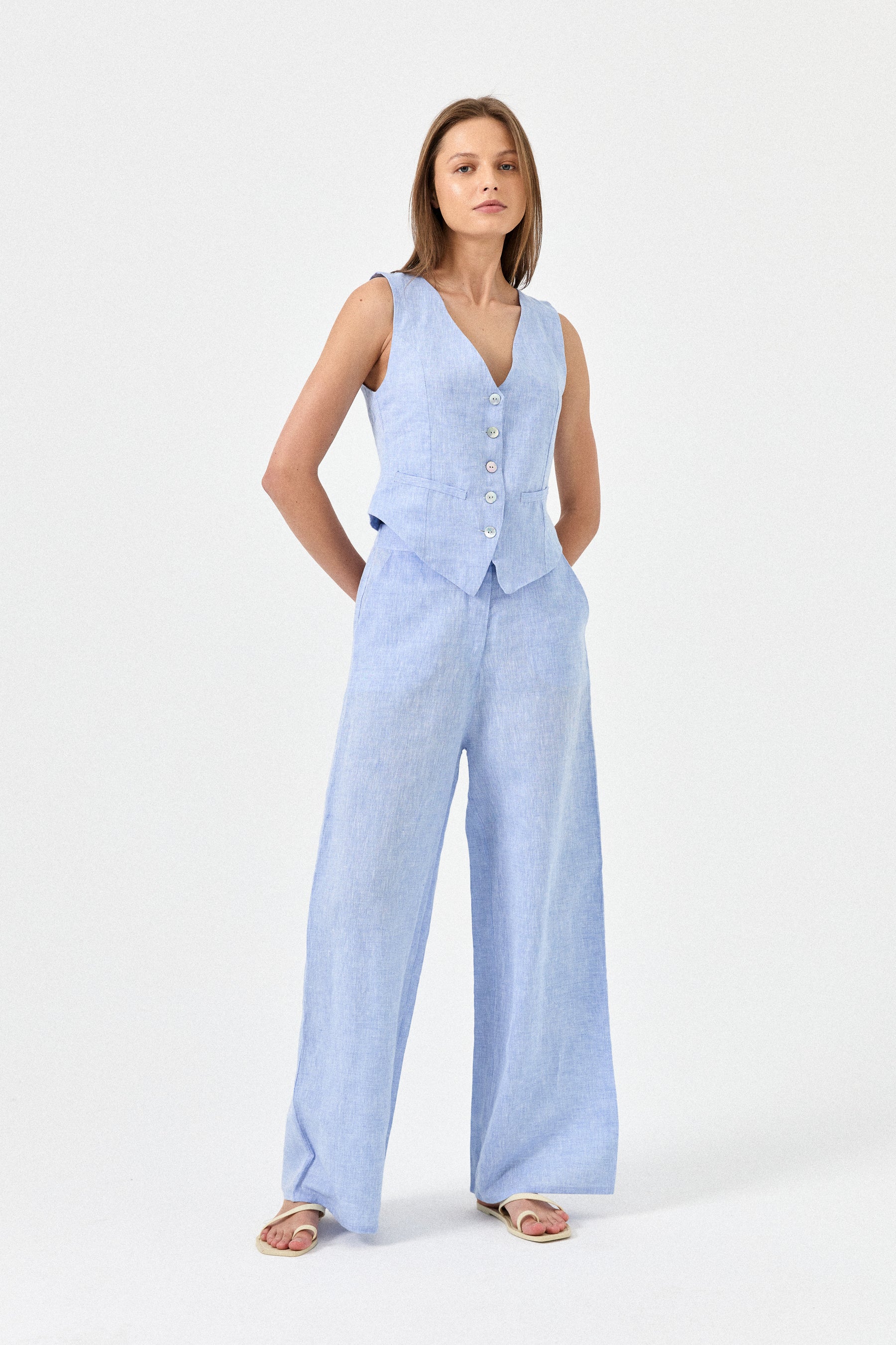 Linen Vest – Slo Collective
