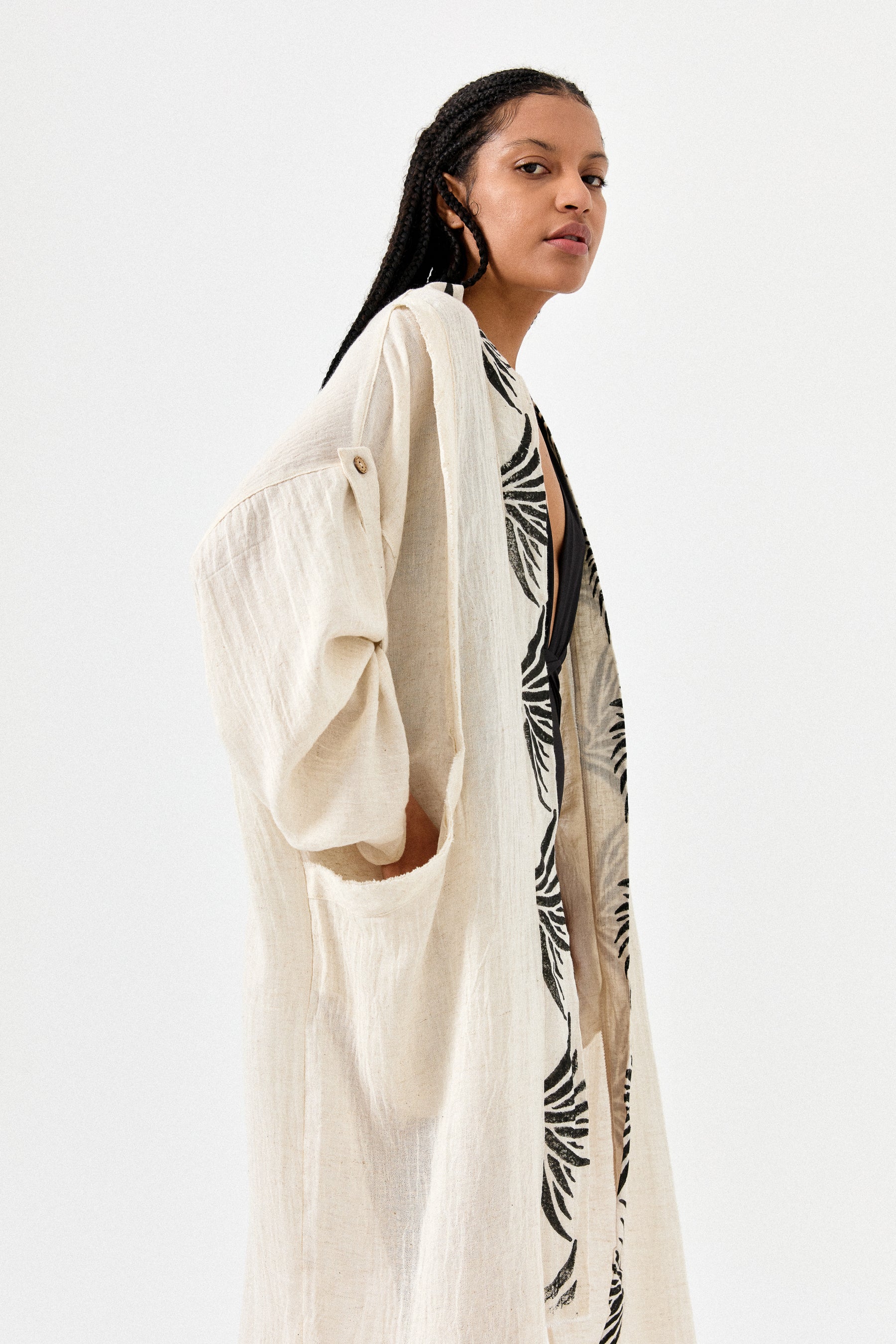 Printed Kimono – Slo Collective